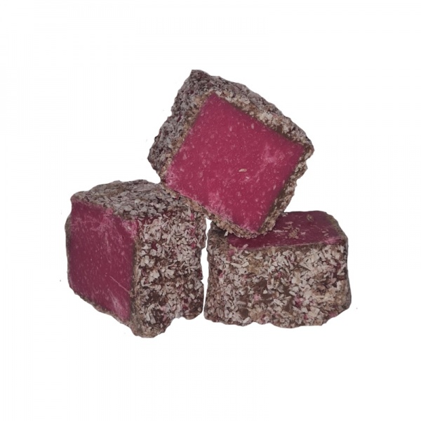 Raspberry Macaroon Coconut Chocolate Premium Hand Made Sweet Treat The Fudge Factory